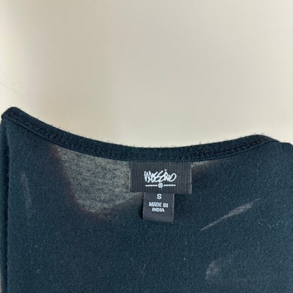 Mossimo Y2K Lace Trim Babydoll Embroidered Top Boho Feminine Dainty Classic 90s - Picture 7 of 11